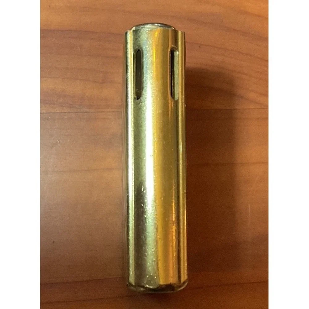 VTG Win Alfie Gold P-800 Swirl Engraved Butane Lighter Box Japan Looks New